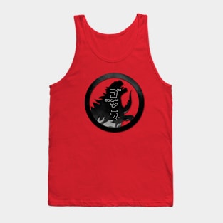 Godzilla Pin design Tank Top